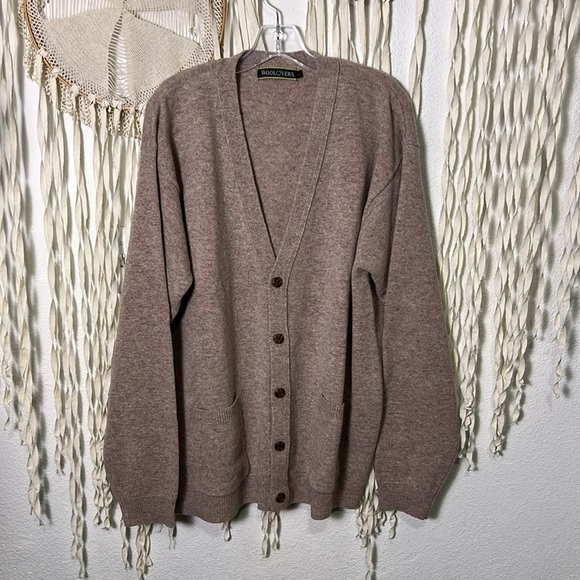 Woolovers Men's 100% New Wool Button Front Cardigan Size Large - Picture 4 of 11